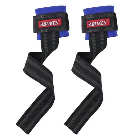 AOLIKES Weightlifting Wrist Straps Strength Training Adjustable Non-slip Gym Fitness Lifting Strap Wrist Support Grip Band Zen fit plus