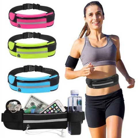 1pc Running Bag Women Waist bag Belt bag Men Sports Fanny Pack Mobile Phone Bag Gym Running Cell Phone Jogging Run Cycling Bag - Zen Fit Plus