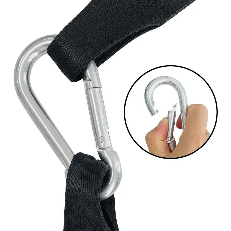 Fitness AB Sling Straps Suspension Rip-Resistant Heavy Duty A Pair for Pull Up Bar Hanging Leg Raiser Gym Home Fitness Equipment Zen Fit Plus