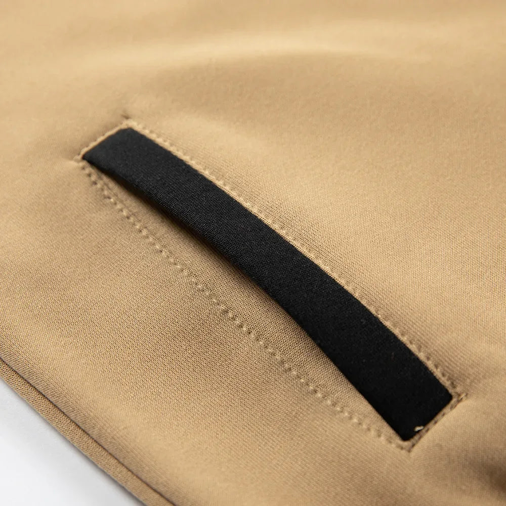 Men's Patchwork Hooded Sweatshirt Hoodies Clothing Casual Loose Fleece Warm Streetwear Male Fashion Autumn Winter Sports Outwear - Zen Fit Plus