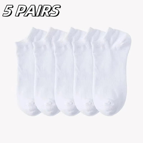 10 Pairs Women/Men Boat Socks Invisible Low Cut Silicone Non-slip Summer No-show Ankle Socks Solid Color Casual Breathable Zen fit plus
