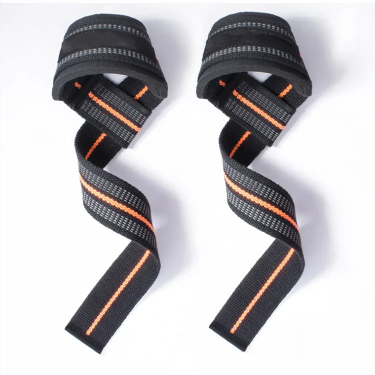 1Pair Non-slip Strap Gym Dumbbell Workout Weights Lifting Straps Crossfit Fitness Equipment Wrist Wrap Lift Exercise Training Zen fit plus
