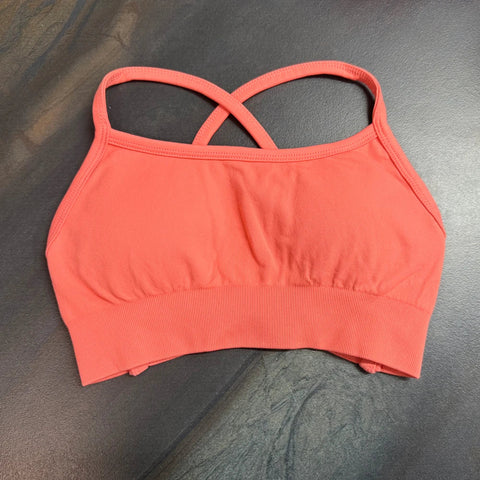 Dynamic Backless Sports Bra Women Seamless Yoga Top Bra Medium Support Padded Gym Crop Top Stretchy Fitness Sports Top Zen fit plus