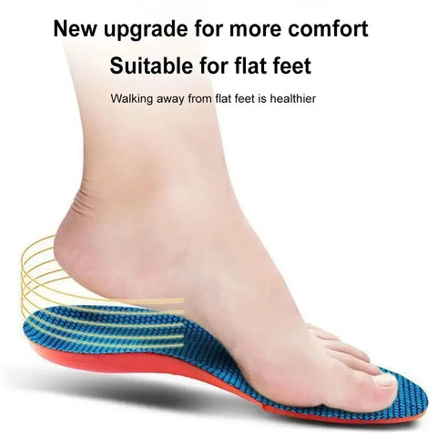 Sport Orthopedic Insoles for Feet Men Women EVA Breathable Shock Absorption Shoes Insole for Running Basketball Sport Care Pads - Zen Fit Plus