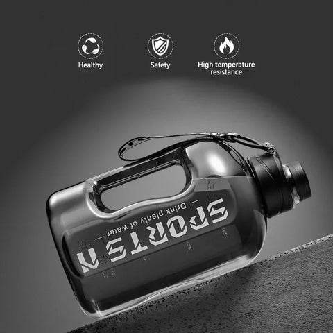 1L UP To 5L Gym Cycling Bottle Cup Outdoor Sport Large Capacity Water Bottle Kettle Fitness BPA FREE Scale Drink Bottle for Men Zen fit plus