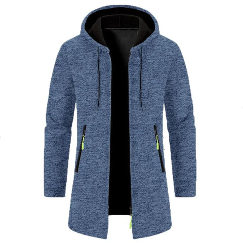 Sweatwear Men's Hoodies Long Sleeve Sweatshirts for Men Zipper Hooded Mens Oversize Winter Top Jacket Coat Black Sweater Zen fit plus