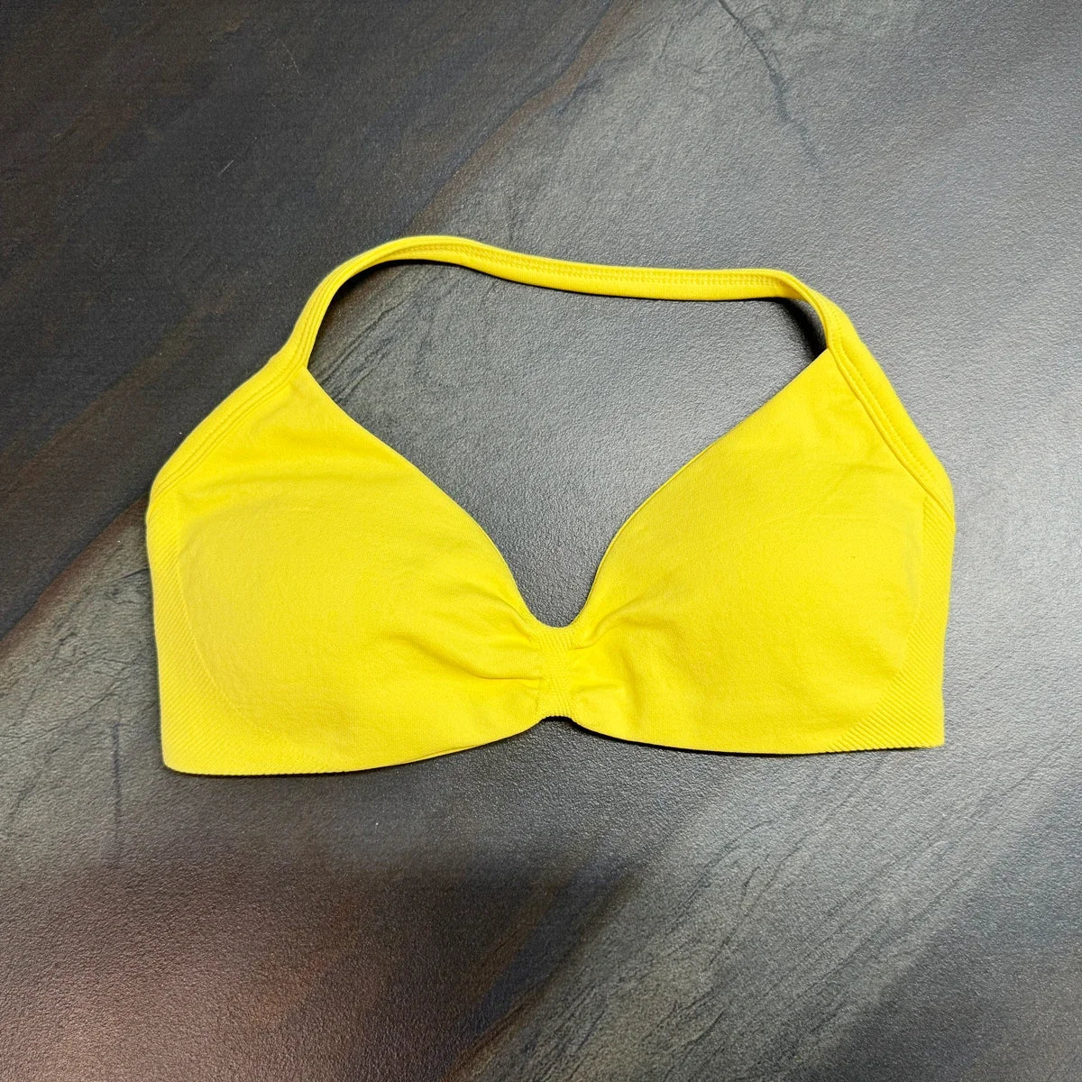 Impact Strappy Bra for Women Open Back Halter Sports Bra Light Support Gym Crop Top Seamless Workout Yoga Top Bra Padded Bras Zen fit plus