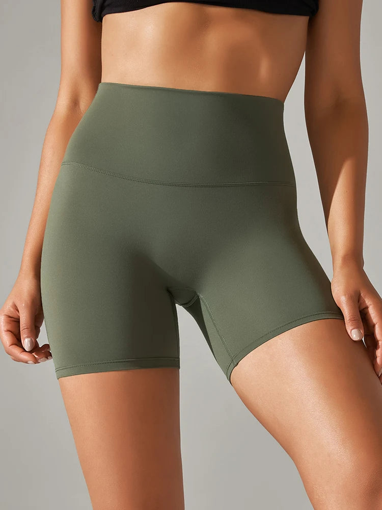 Women Sports Short Yoga Legging Shorts Squat Proof High Waist Fitness Tight Shorts Quick Drying Cycling Workout Gym Shorts Zen fit plus