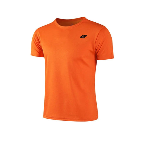 Men's Summer Exercise Trainning T-shirt High Quality Breathable Quick Dry Short Sleeved Top Marathon Gym Fitness Basketball Tees Zen fit plus