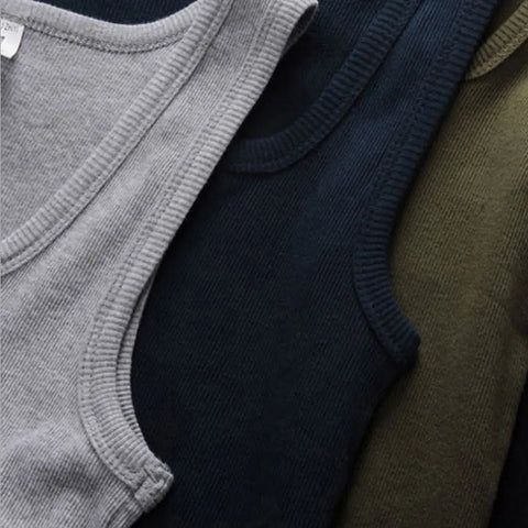 Summer Men Women Tank Top Pure Cotton Bodybuilding Sweatshirt Sleeveless Men's T-shirt Basic Elastic Fitness Clothes Muscle Vest Zen fit plus