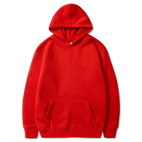 Men's and Women's Solid Color Pocket Hoodies Sports Fitness Sweatshirts Fashionable Casual Pullovers Multi Color Zen fit plus