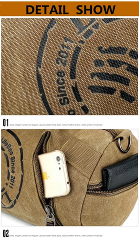 Male Canvas Sport Bag Durable Multifunction Handbag Men Training Gym Bags Women Fitness Shoulder Bag Outdoor Sporting Backpack - Zen Fit Plus