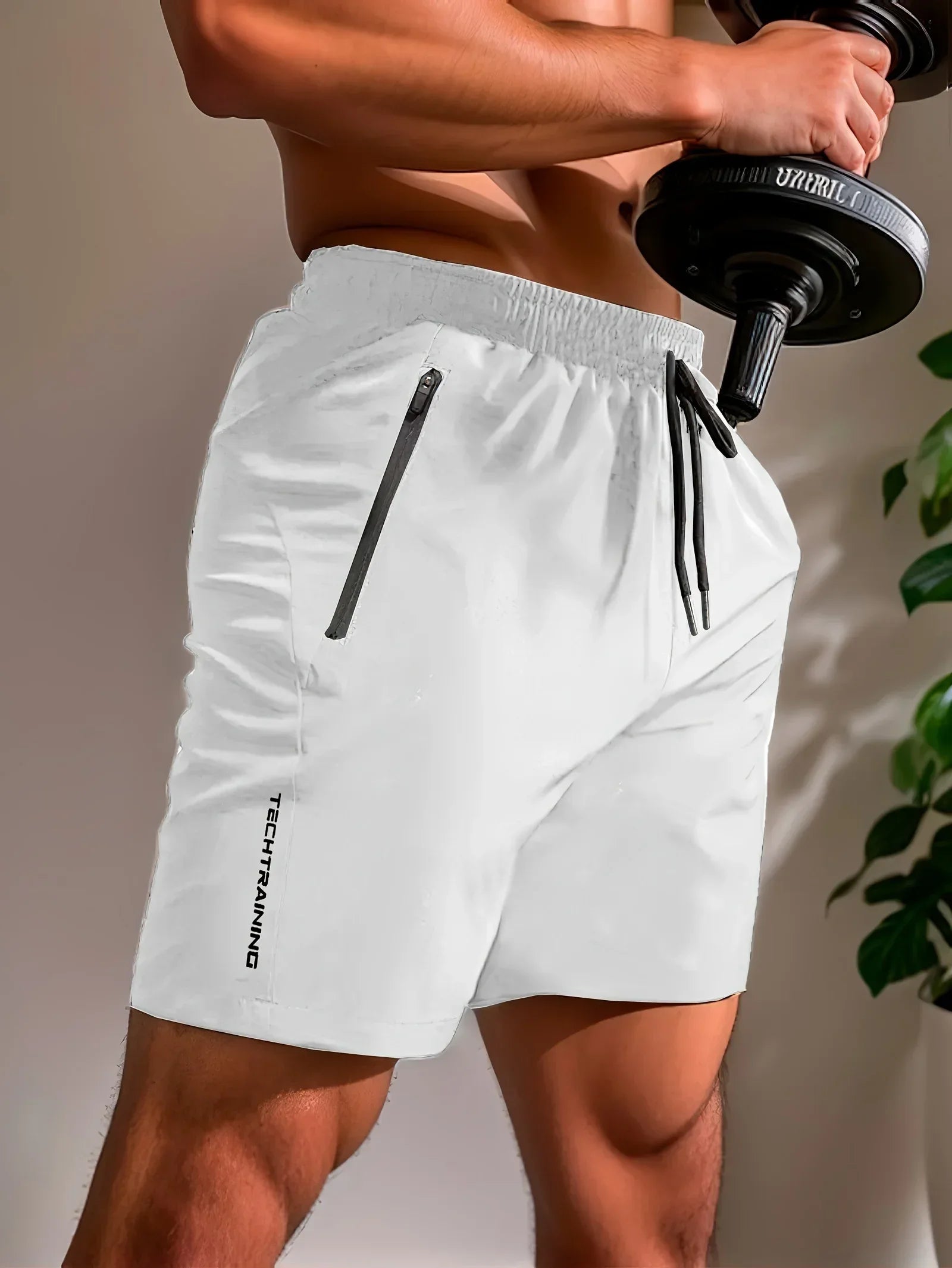 Men's Bottoms for Summer Gym Workout Running Cycling,Quick Drying Breathable Drawstring Waist Sports Shorts 2-0428 - Zen Fit Plus
