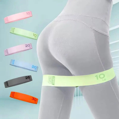 Yoga Elastic Bands Portable Pilates Hip Circle Expander Resistance Latex Exercise Fitness Bands Belt Tension Family Gym U2F2 Zen fit plus