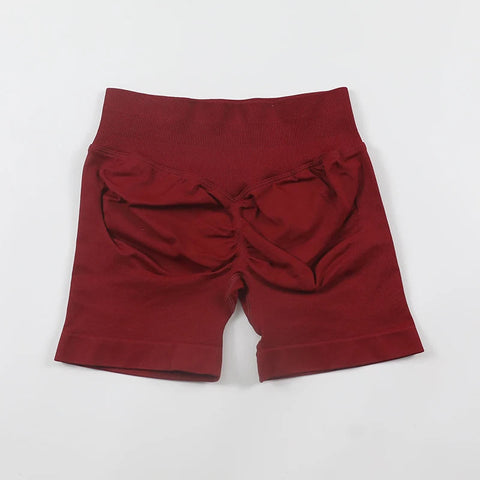 Impact Shorts Low Ribbed Waist Band Yoga Shorts Seamless Scrunch Bum Workout Gym Shorts Booty Hight Stretch Running Shorts Zen fit plus
