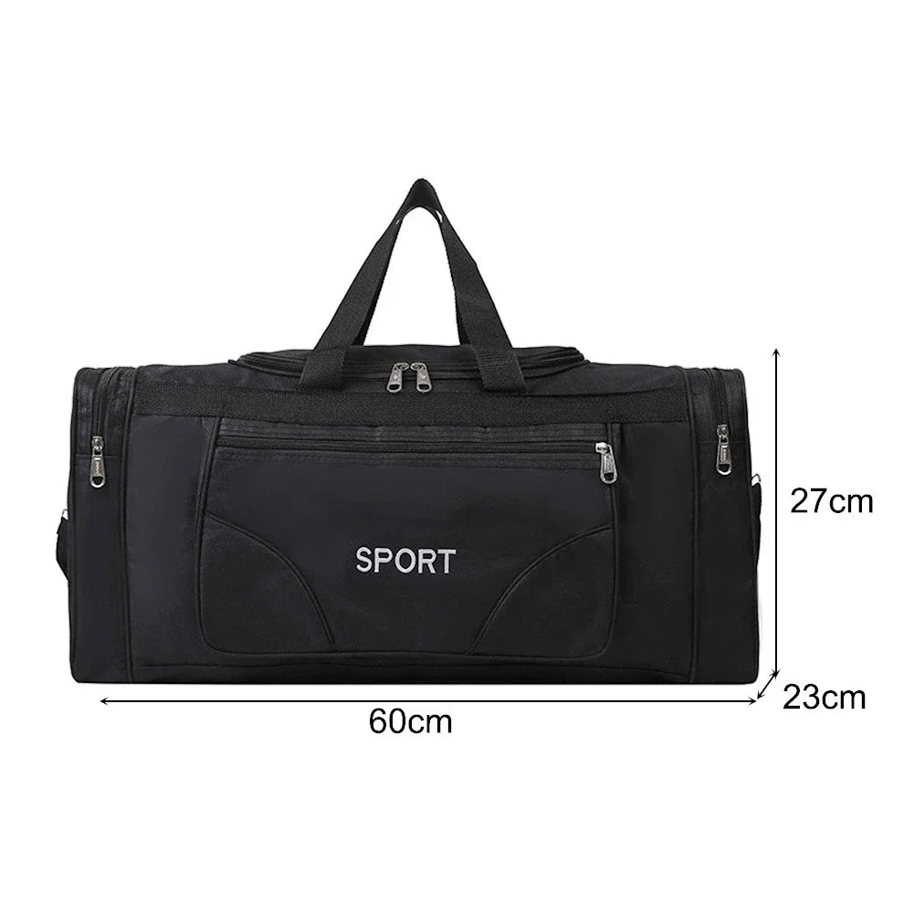 Oxford Dry Wet Separation Bags Large Capacity Portable Gym Bags Multifunctional Wear-resistant Side Zippers for Travel Swimming Zen fit plus