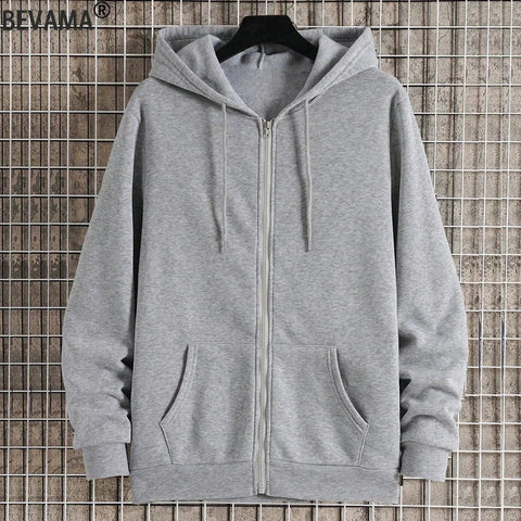 Men's Fleece Zip Up Hoodies Running Sports Sweatshirts Fashion Women Classic Casual Zipper Jackets Y2k Coats Hip Hop Streetwear Zen fit plus