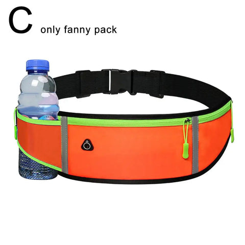 Running Waist Bag Runner Belt Workout Gear Gym Fitness Fanny Pack Jogging Pocket Belt for Phone Water Bottle Women Men Zen fit plus