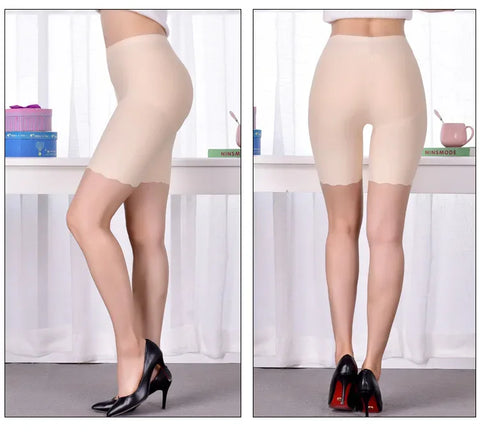 Seamless Safety Short Pants Summer Women Plus Size Boxers For Female Anti Rub Safety Shorts Under Skirt Panties Underwear 3XL - Zen Fit Plus