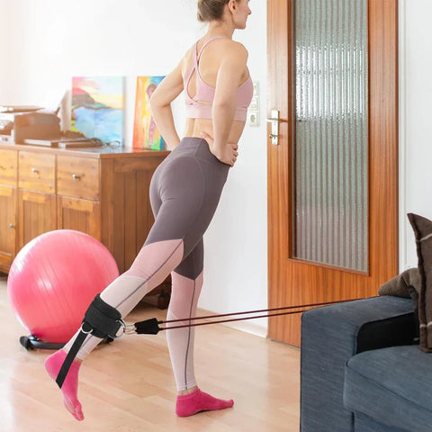 Ankle Straps for Cable Machine, Cable Ankle Attachment for Gym, Ankle-Cuff,Kickback Ankle Strap for Glute Workout,Leg Extensions - Zen Fit Plus