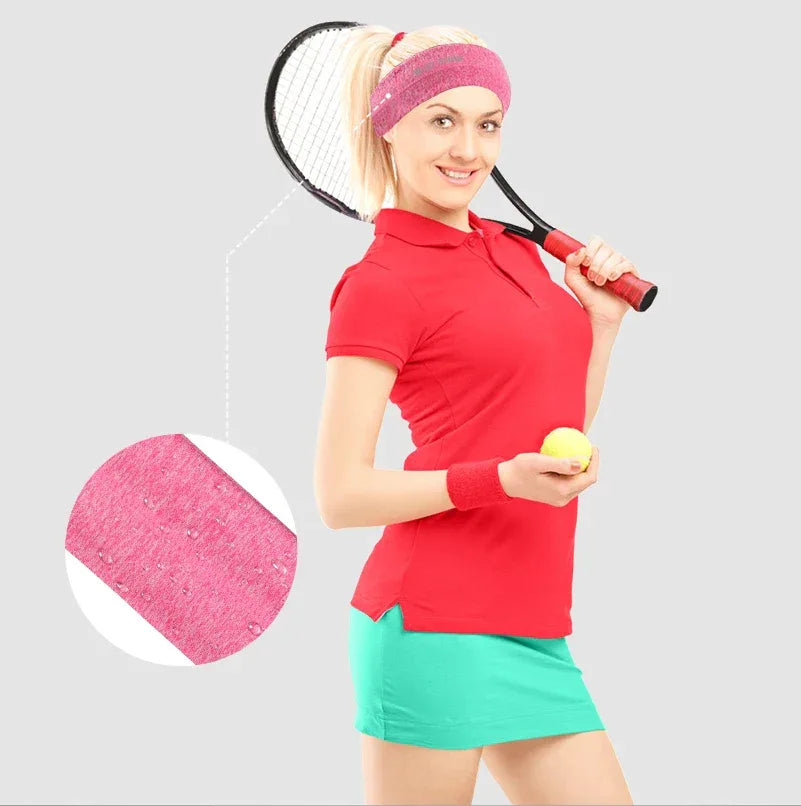 WEST BIKING Sports Headband Anti-slip Sweat Absorbing Elastic Sweatband Quick Dry Men Women Running Fitness Gym Cycling Headwear - Zen Fit Plus