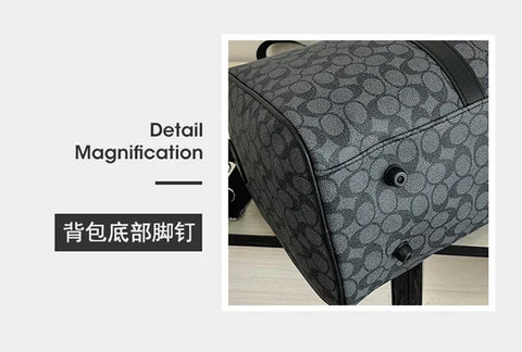 PU Leather Gym Bag Travel Totes Duffle Women Sports Fitness Business Casual Luggage Handbag Outdoor Shoulder Weekend Bag for Man - Zen Fit Plus