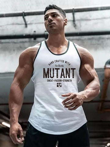 Summer New Fitness Sports Tank Top for Men's Quick Drying, Breathable and Stretching Sleeveless T-shirt Fashion Men's Sweetheart Zen fit plus