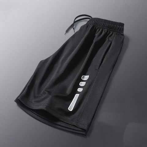 New Black Running Shorts Men Striped Printing Loose Basketball Sport Gym Breathable Shorts Fitness Training Workout Bottom Male Zen fit plus