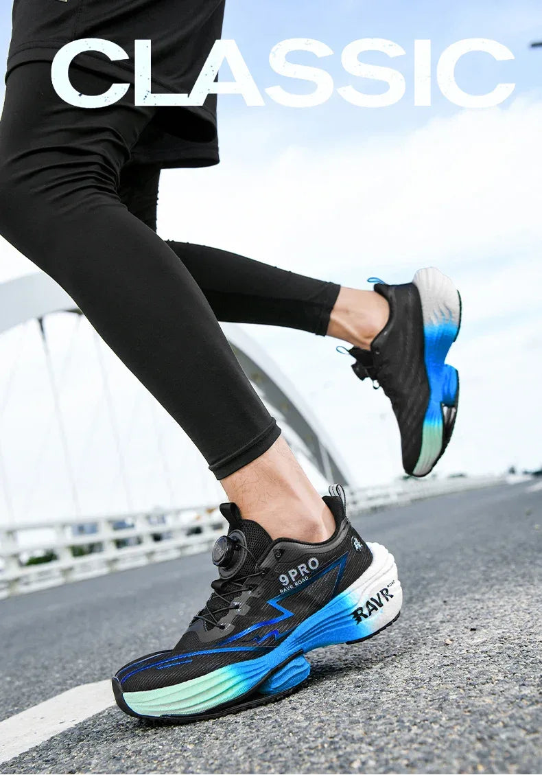 2025 New Men's Running Shoes Cushioning Carbon Plate Racing Marathon Athletic Shoes Comfortable Non-slip Sports Tennis Shoes - Zen Fit Plus