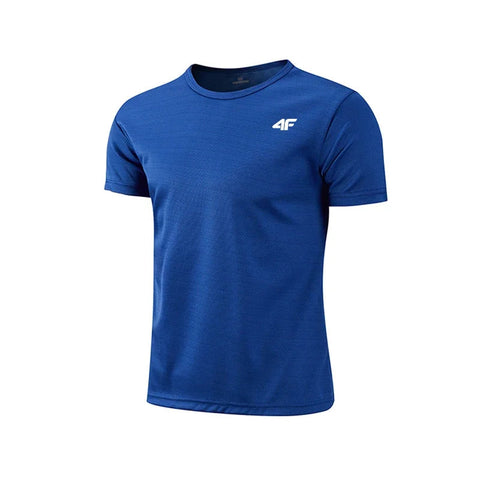 Men's Summer Exercise Trainning T-shirt High Quality Breathable Quick Dry Short Sleeved Top Marathon Gym Fitness Basketball Tees Zen fit plus