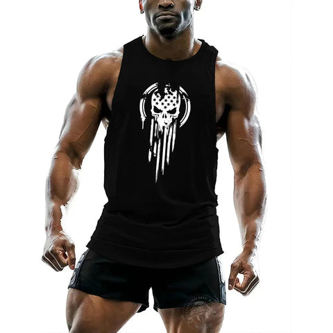 Summer new fitness sport men's vest Quick drying sleeveless T-shirt Fitness wear Basketball training vest men's sweatshirt tops Zen fit plus