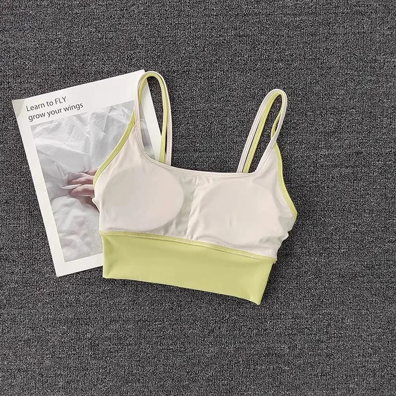 Shockproof Sports Bra for Women Slim Elastic Fitness Underwear  Gym Breathable Yoga Crop Top Sportswear Zen fit plus