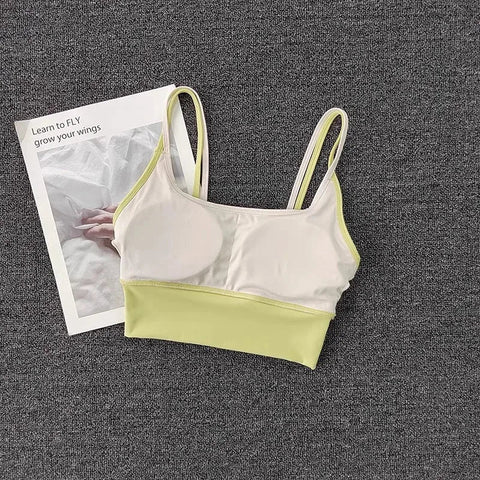 Shockproof Sports Bra for Women Slim Elastic Fitness Underwear  Gym Breathable Yoga Crop Top Sportswear Zen fit plus