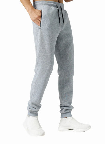 Unisex Sweatpants Side Zipper Pockets Men Joggers Track Pants Elastic Waist Sport Casual Trousers Baggy Fitness Gym Clothing - Zen Fit Plus
