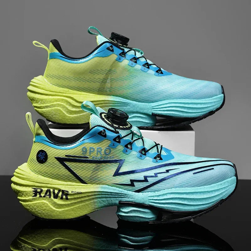 2025 New Men's Running Shoes Cushioning Carbon Plate Racing Marathon Athletic Shoes Comfortable Non-slip Sports Tennis Shoes - Zen Fit Plus