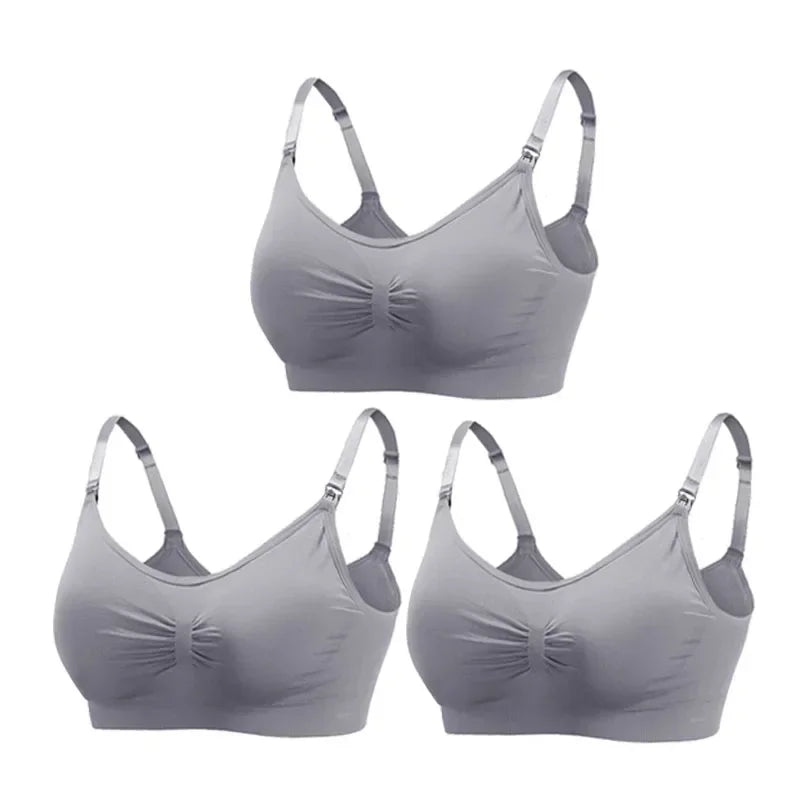 3PC/lot Maternity Nursing Bras Cotton Breastfeeding Pregnant Women Pregnancy Underwear Breast Feeding Bra Clothing Lactancia Zen Fit Plus