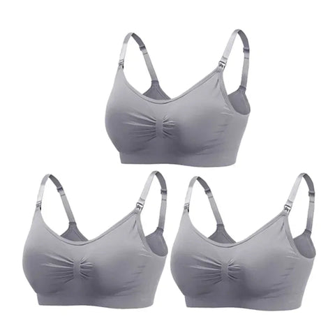 3PC/lot Maternity Nursing Bras Cotton Breastfeeding Pregnant Women Pregnancy Underwear Breast Feeding Bra Clothing Lactancia Zen Fit Plus