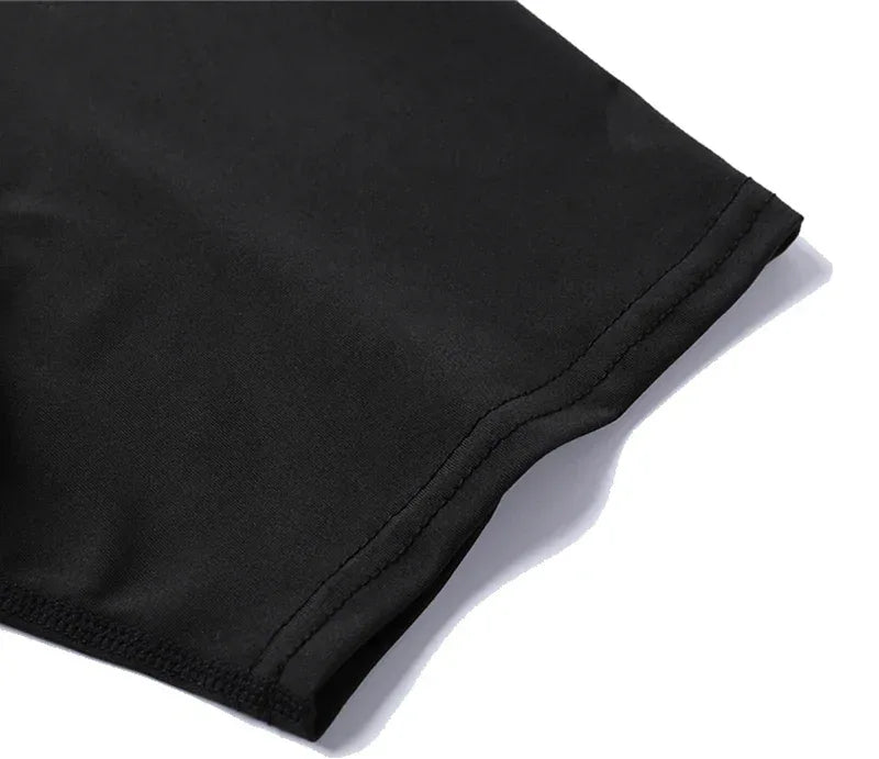 Men's Print Compression Shirts Summer Short Sleeve Rash Guard Gym Workout T-shirt Athletic Quick Dry Baselayer Undershirts Tops - Zen Fit Plus