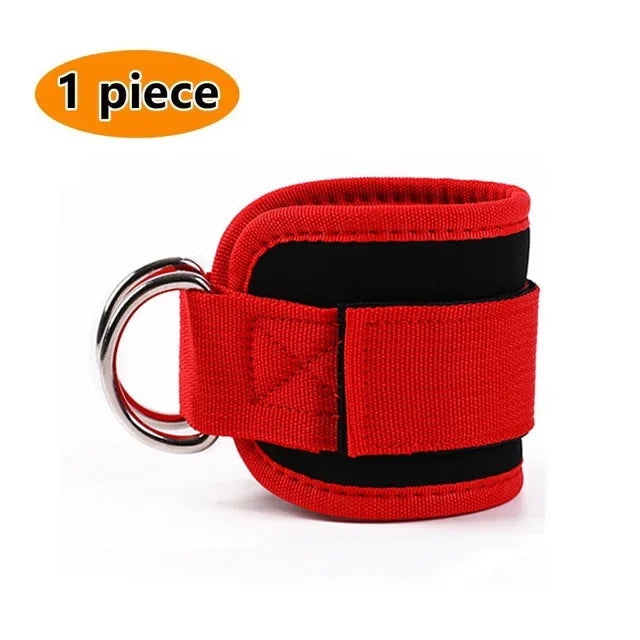 Cable Ankle Straps Double D-Ring Ankle Cuffs  Gym Workouts Glutes Legs Strength Training Brace Support Sport Safety Abductors Ab Zen fit plus