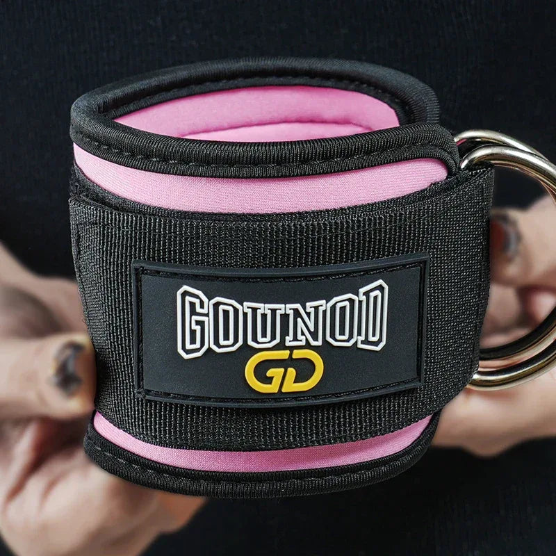 2PC/3PC GOUNOD Fitness Ankle Strap Adjustable D-Ring Support Cuffs Gym Leg Strength Exercise Pulley With Buckle Sport Guard Safe - Zen Fit Plus