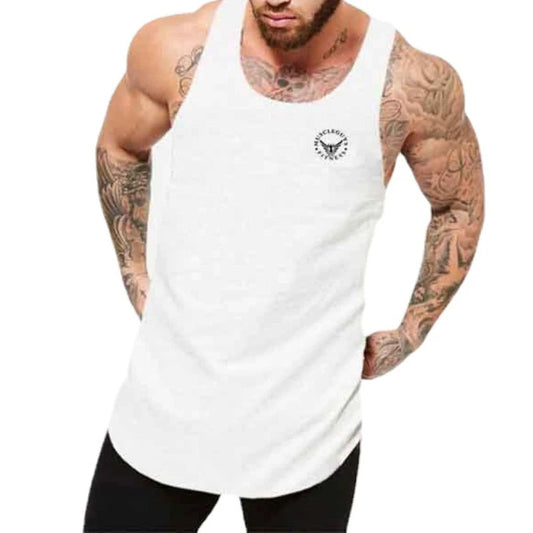 Cotton Material Summer Fitness Sports Vest Men's T-shirt Comfortable Bottoming Sweatshirt Workout Clothes Zen fit plus