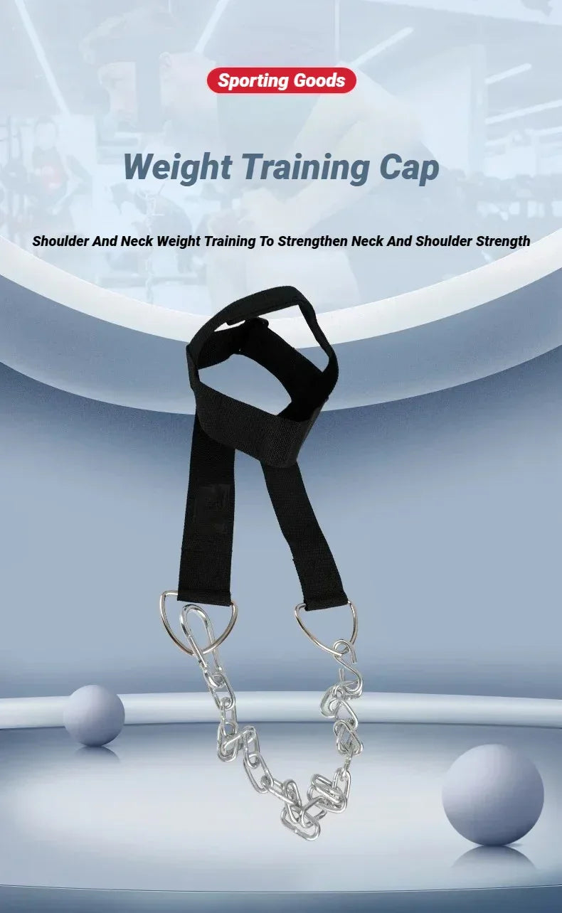 Head Neck Training Harness Body Strengh Exercise Cervical Spine Strap Adjustable Power Gym Fitness Weight Bearing Cap - Zen Fit Plus