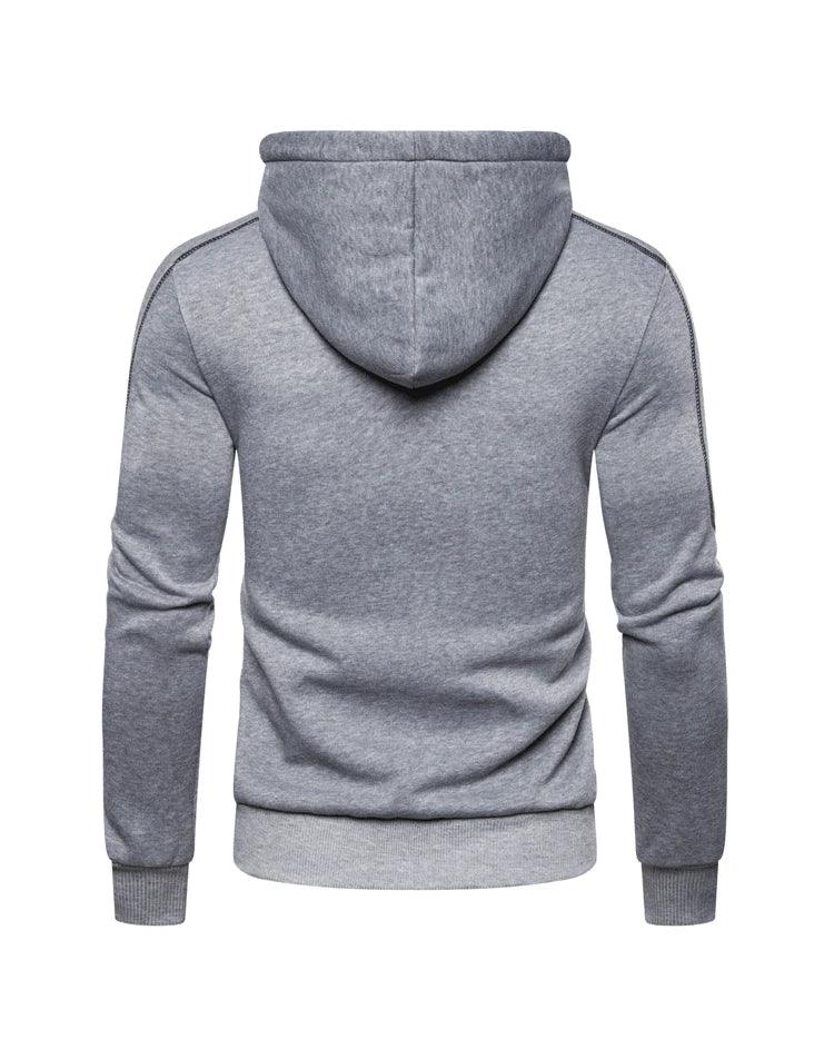 Men's Hoodie Black White Army Green Red Hooded Color Block Fleece Cool Casual Winter Clothing Apparel Hoodies Sweatshirts - Zen Fit Plus