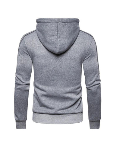 Men's Hoodie Black White Army Green Red Hooded Color Block Fleece Cool Casual Winter Clothing Apparel Hoodies Sweatshirts - Zen Fit Plus