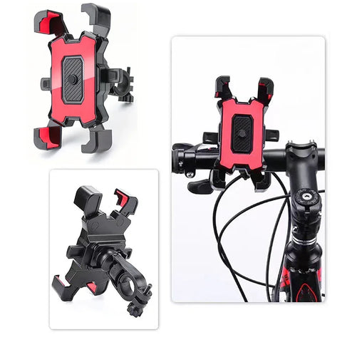 2PCS 360° Rotatable & Adjustable Bike/Motorcycle Phone Mount - Shockproof, Anti-Slip Holder For phone, - Durable Abs Material - Zen Fit Plus