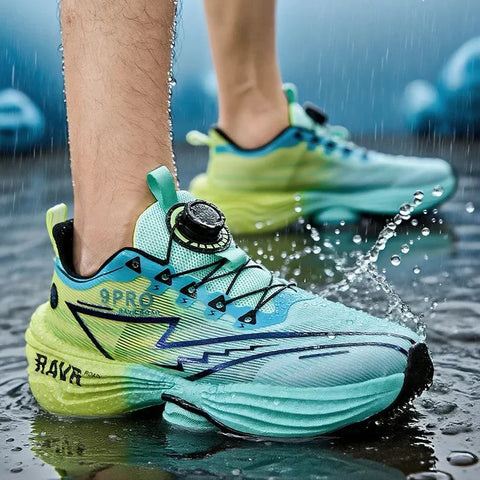 2025 New Men's Running Shoes Cushioning Carbon Plate Racing Marathon Athletic Shoes Comfortable Non-slip Sports Tennis Shoes - Zen Fit Plus