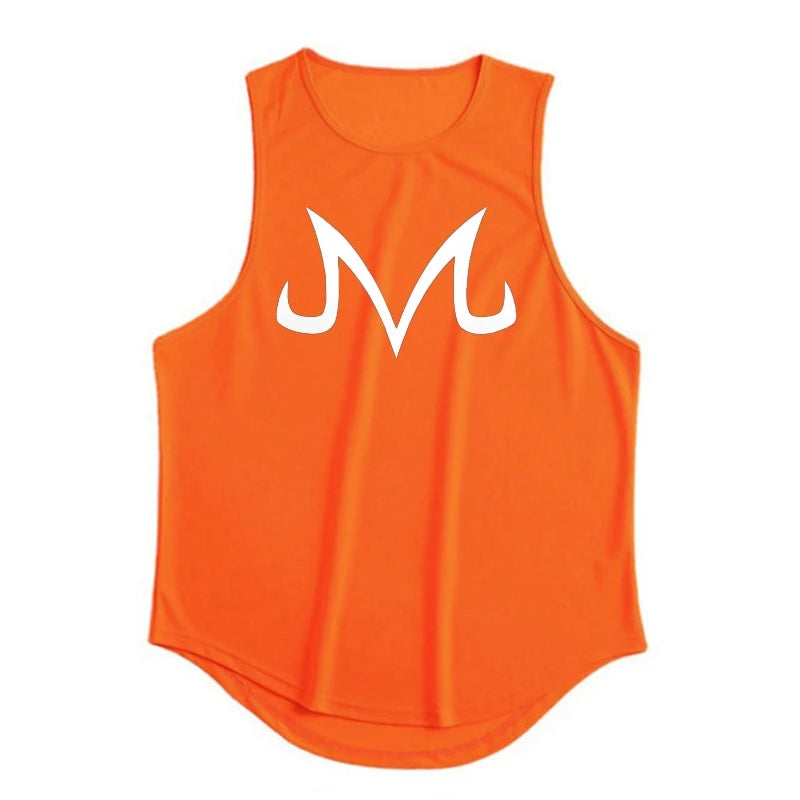 Summer Fitness Sports Tank Top Men's Breathable Loose Fit Training Sleeveless T-shirt Quick Drying vest Anime ZT Clothing Zen fit plus