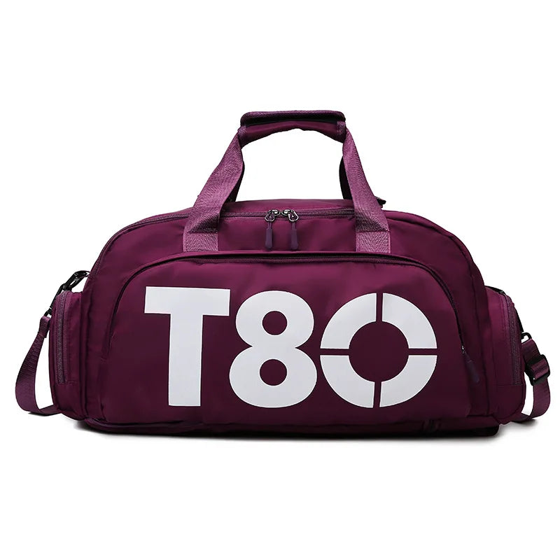 Gym Sports Backpack for Women T80 Hand Bag Fitness Travel Tote Outdoor Female Yoga Shoe Shoulder Duffle Luggage Portable Bag Man Zen fit plus