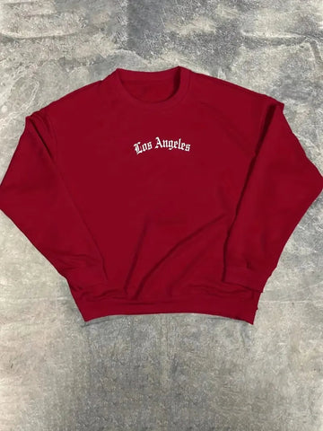 The new men's round-neck hoodie for Spring and Autumn 2025 features street fashion and soft 3D letter pattern printing Zen Fit Plus