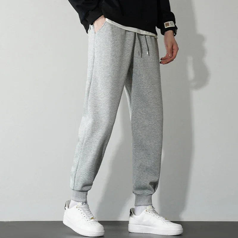 Cross Print Sweatpants for Men Christian Athletic Running Joggers Trackpants Autumn Winter Warm Cozy Fleece Lined Pants Trousers - Zen Fit Plus